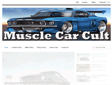 Tablet Screenshot of musclecarcult.com